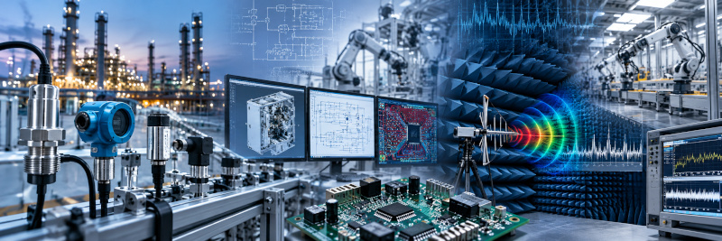 Industrial applications, sensors and electronic engineering